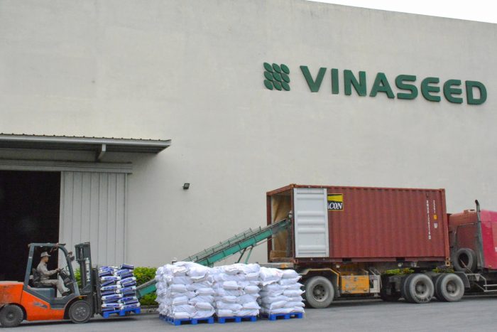 Hơn 60 tấn gạo thơm thượng hạng được doanh nghiệp Long Dan tại Anh nhập của Vinaseed.